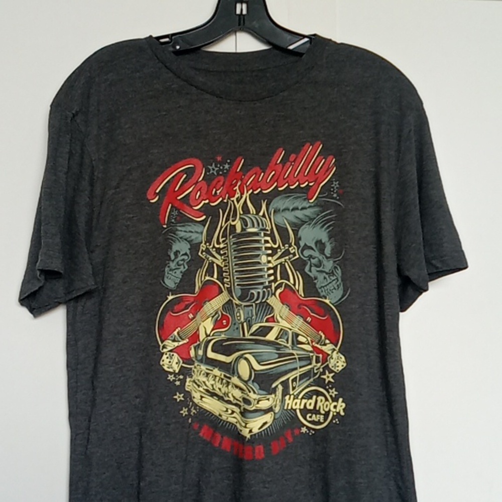 Hard Rock Cafe Montego Bay Rockabilly Tee Shirt Size M EUC